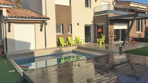 terrasse bois coulissante