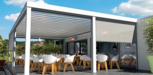 pergola bioclimatique à lames orientables