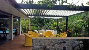 pergola bioclimatique à lames orientables