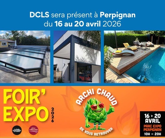 DCLS sera présenta à la foire expo de Perpignan du 16 au 20 avril 2026