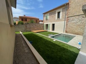 Petite terrasse mobile carrée par Design Concept LS