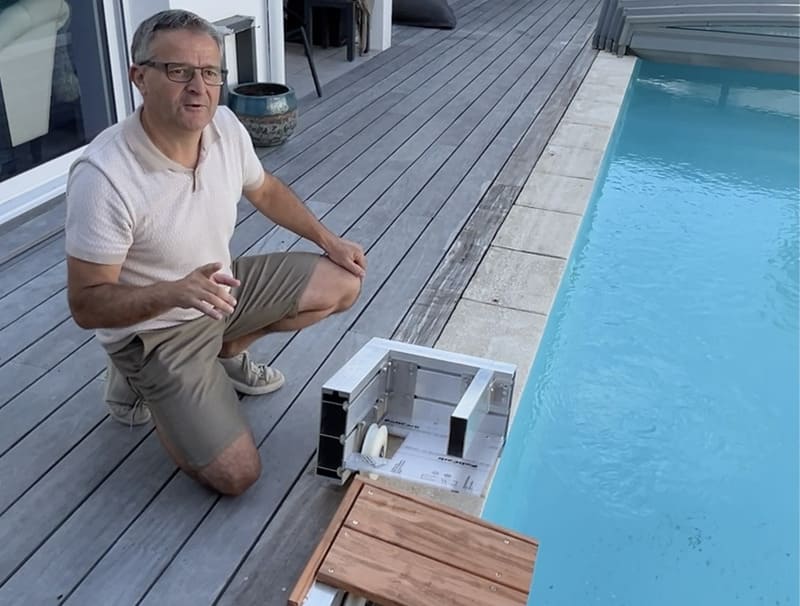 Christophe Fraresso, dirigeant de Design Concept LS, terrasses mobiles et abris de piscine