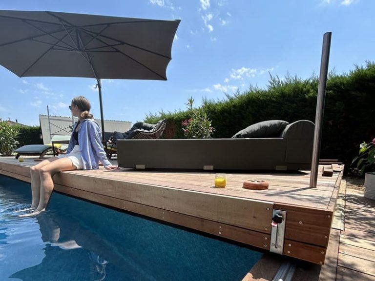Prix d'une terrasse mobile avec easy can et verrou de sécurité