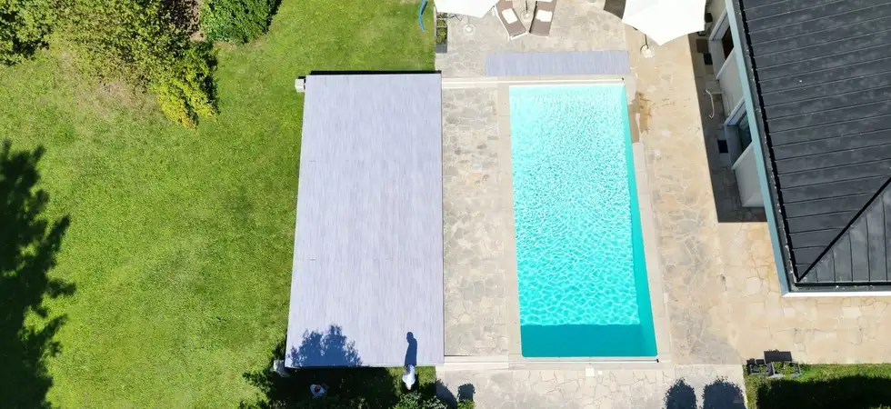 vue aérienne d'une terrasse mobile grande portée